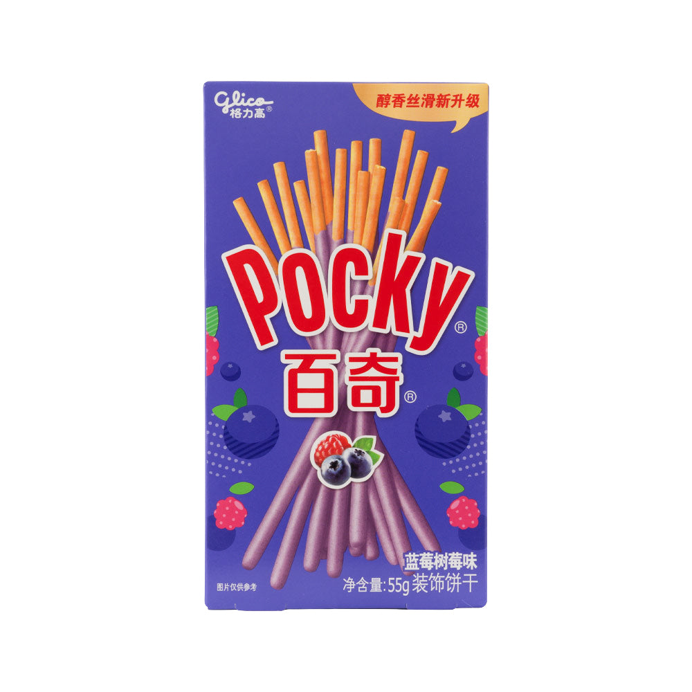 百奇蓝莓树莓味55g