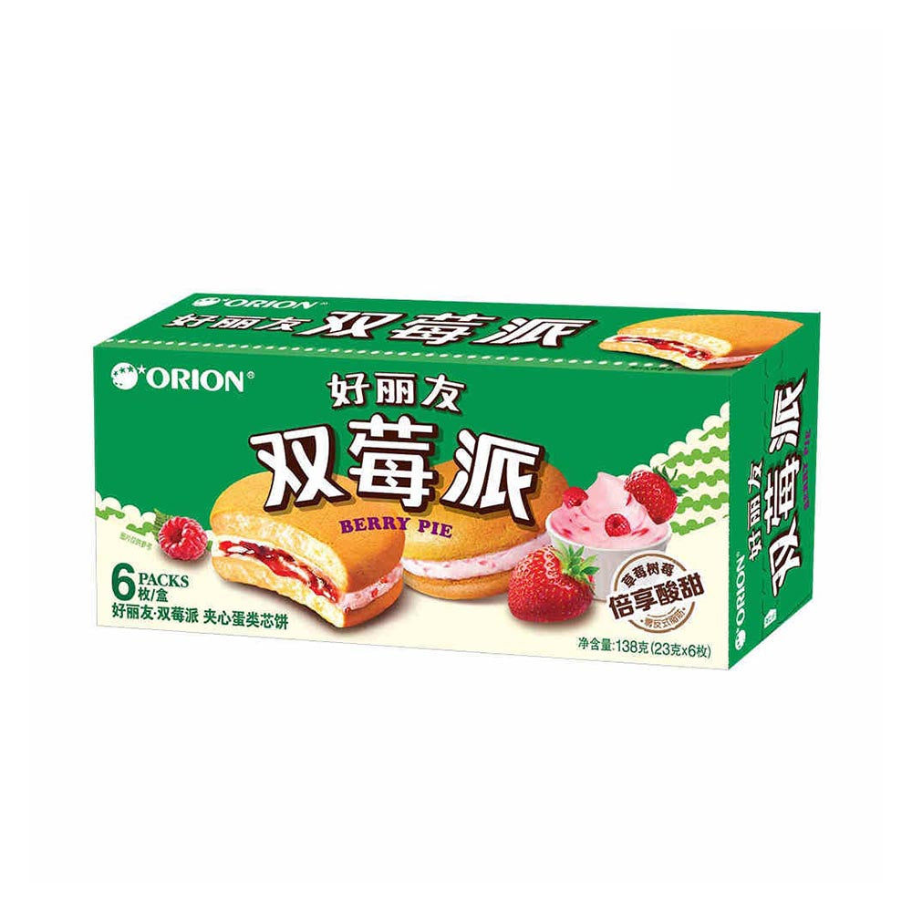 好丽友双莓派 138g