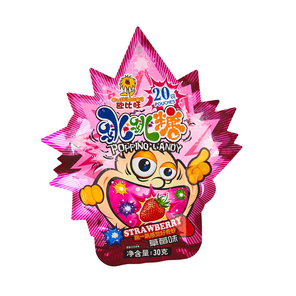 Caramelo explosivo fresa 30g 20u