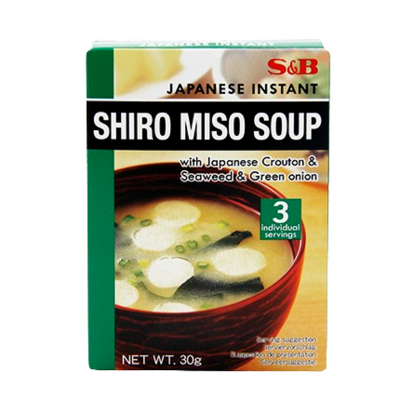 Sopa miso instantáneo Shiro 30g S&B