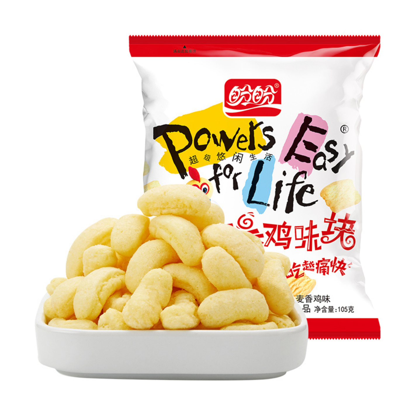 Snack de maiz frito sabor a pollo 105g