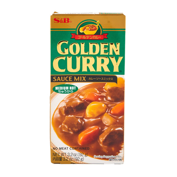 S&b golden curry medium hot 92g