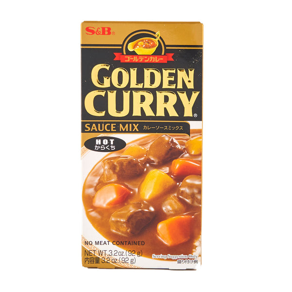 S&b golden curry hot 92g
