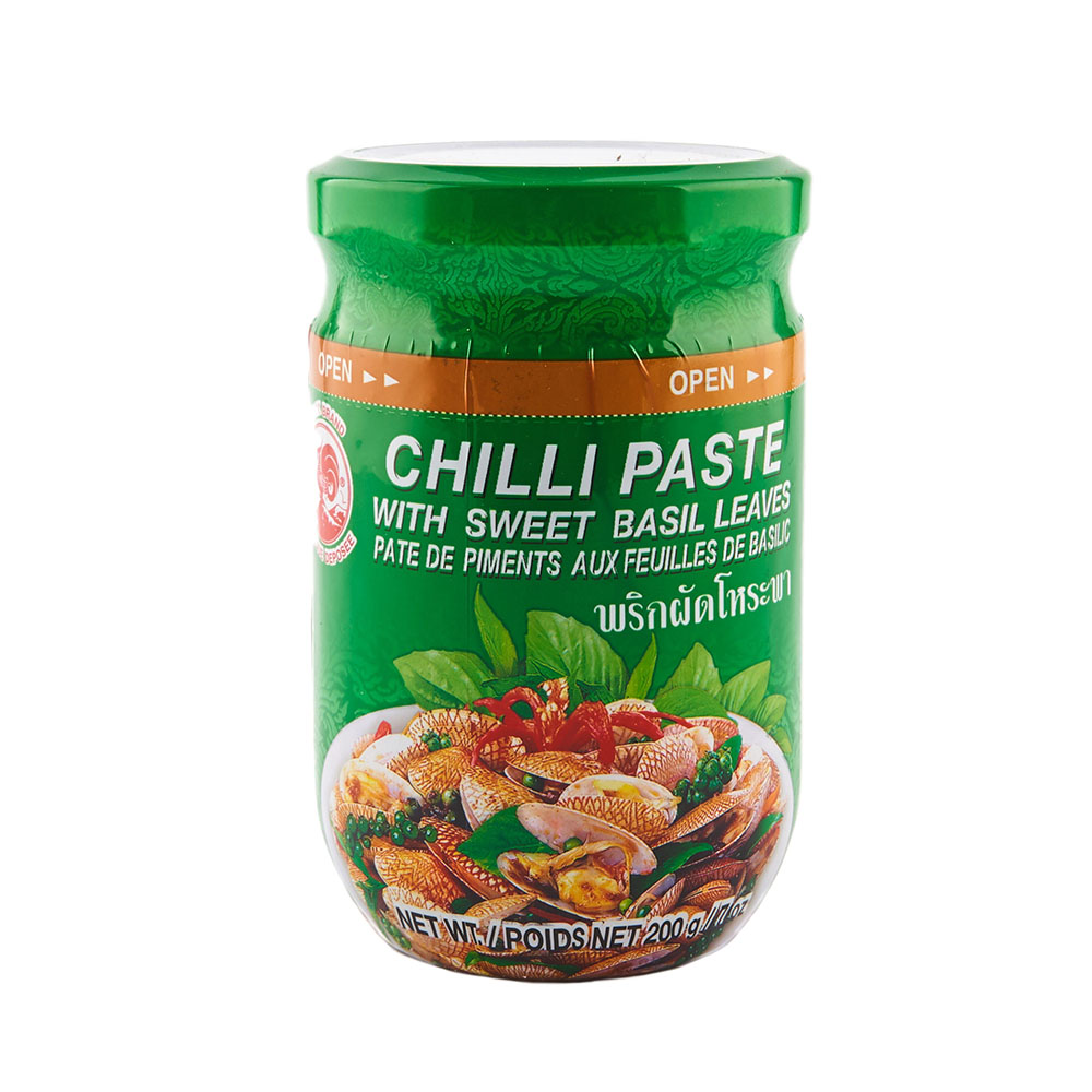 Pasta chili con albahaca dulces 200g