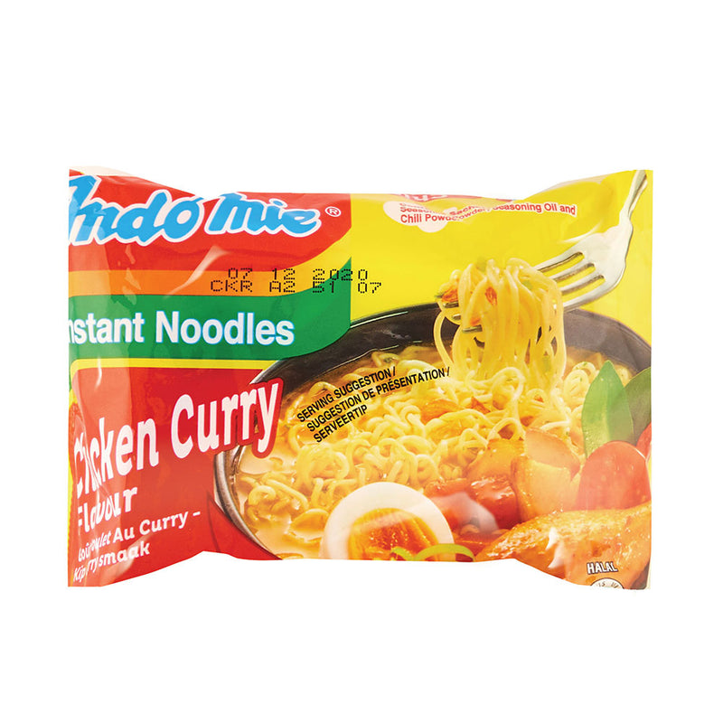 Tallarines instantáneos sabor pollo con curry 80g