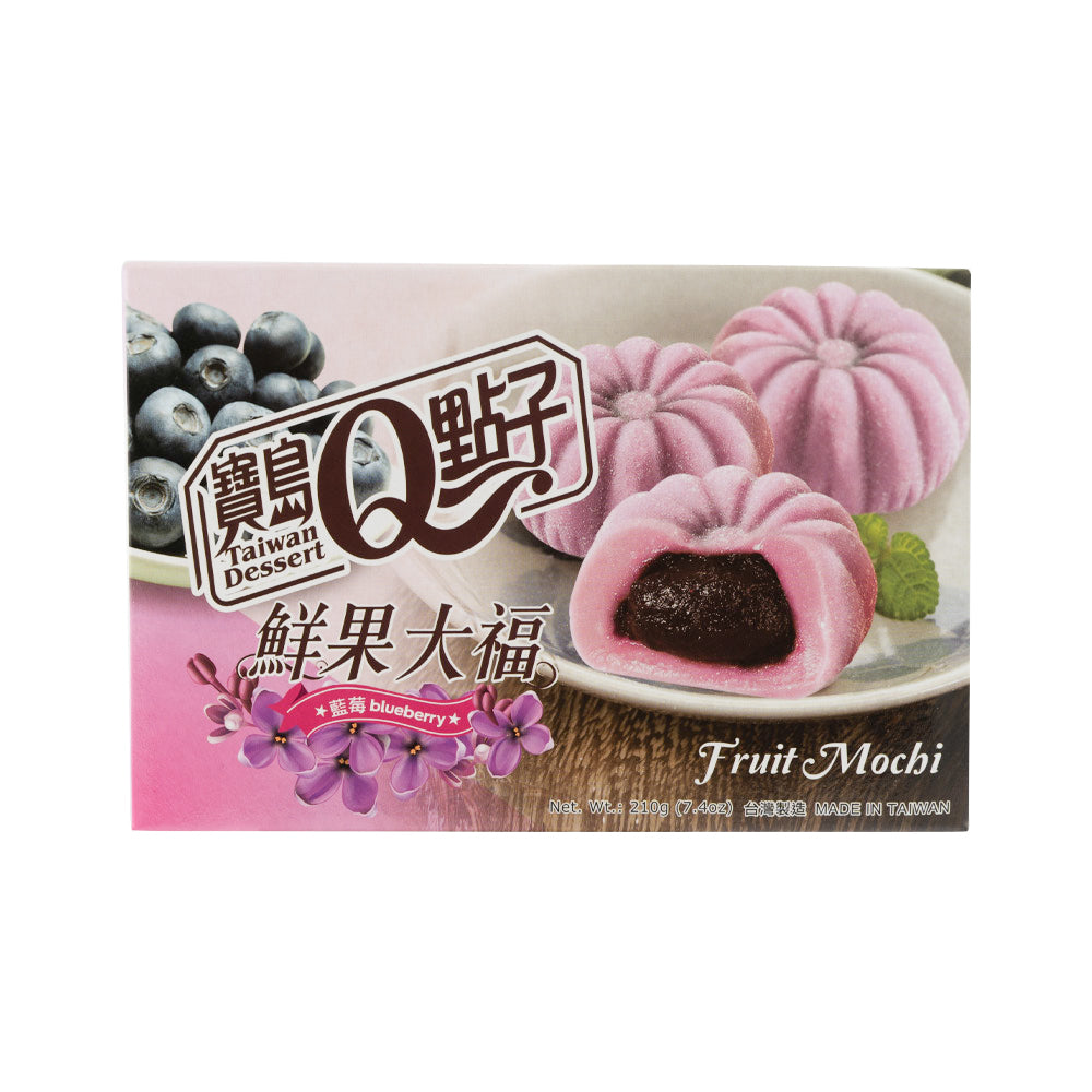 宝岛Q点 鲜果大福蓝莓味210g