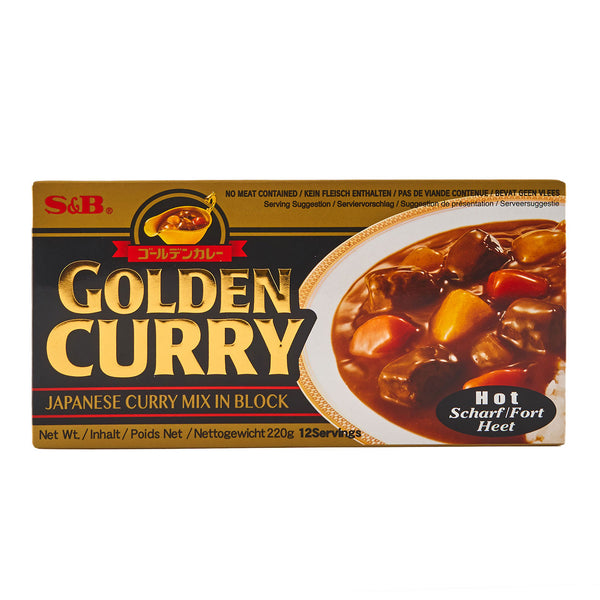 S&B golden curry hot 240g