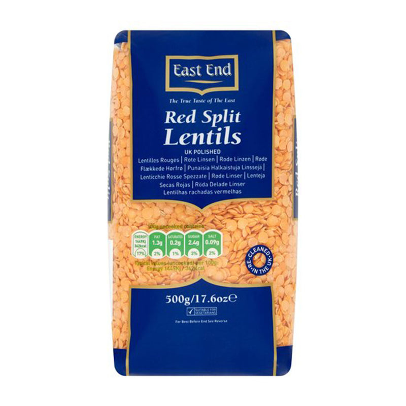 East end lentejas secas rojas 500g