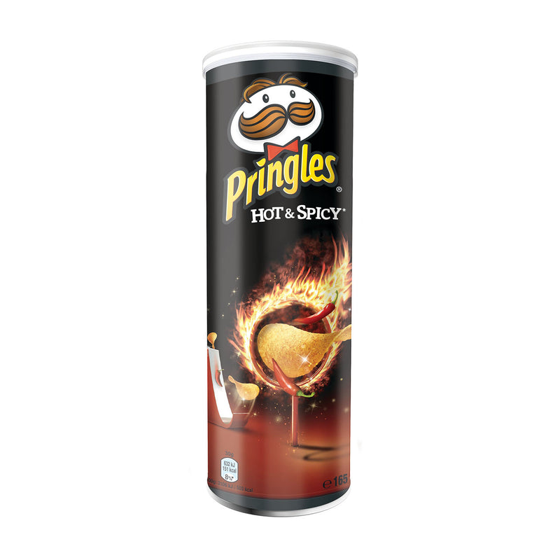 Pringles Sabor Hot & Spicy 165g