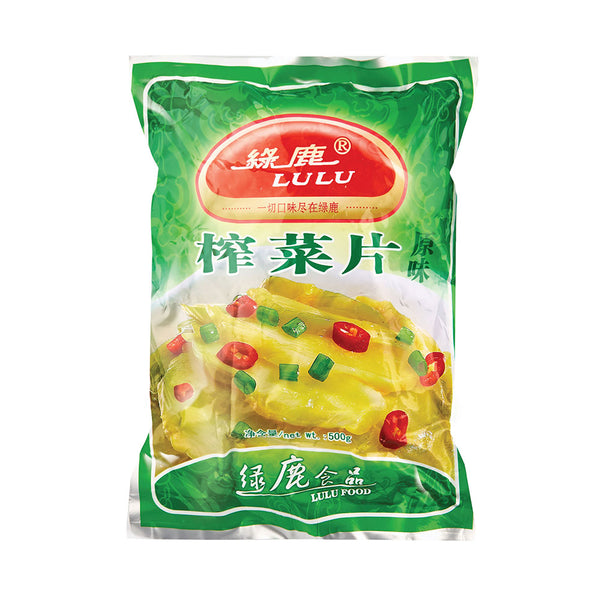 绿鹿牌原味榨菜片 500g