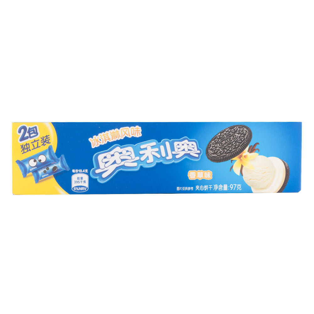 奥利奥夹心饼干冰淇淋香草味 97g