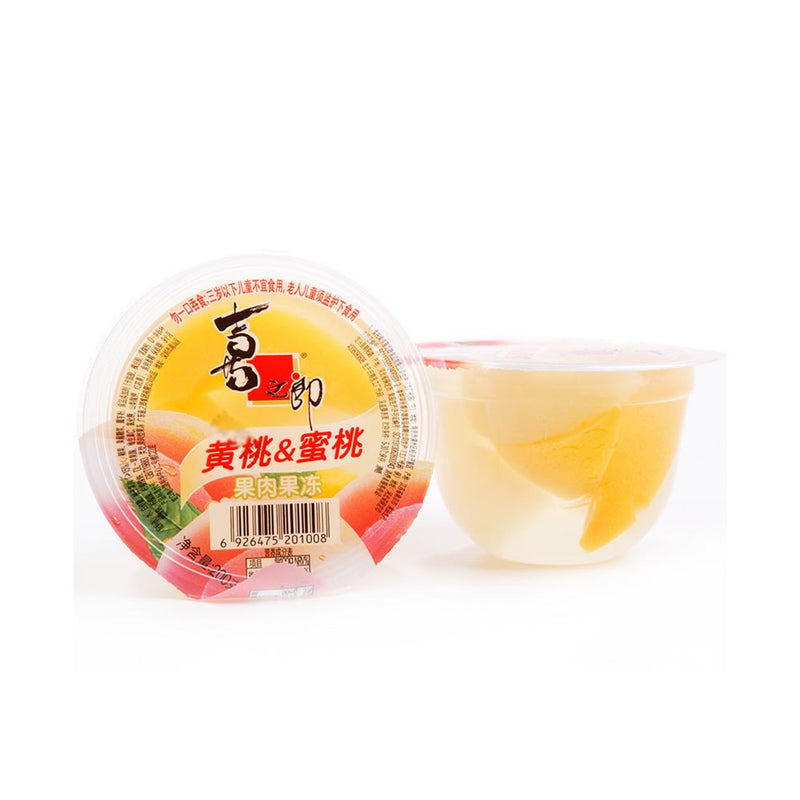 Gelatina sabor melocotón 200g