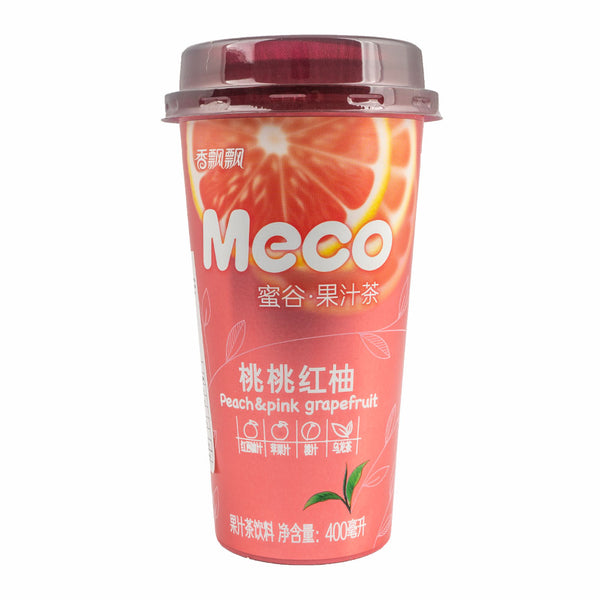 香飘飘MECO桃桃红柚茶 400ml