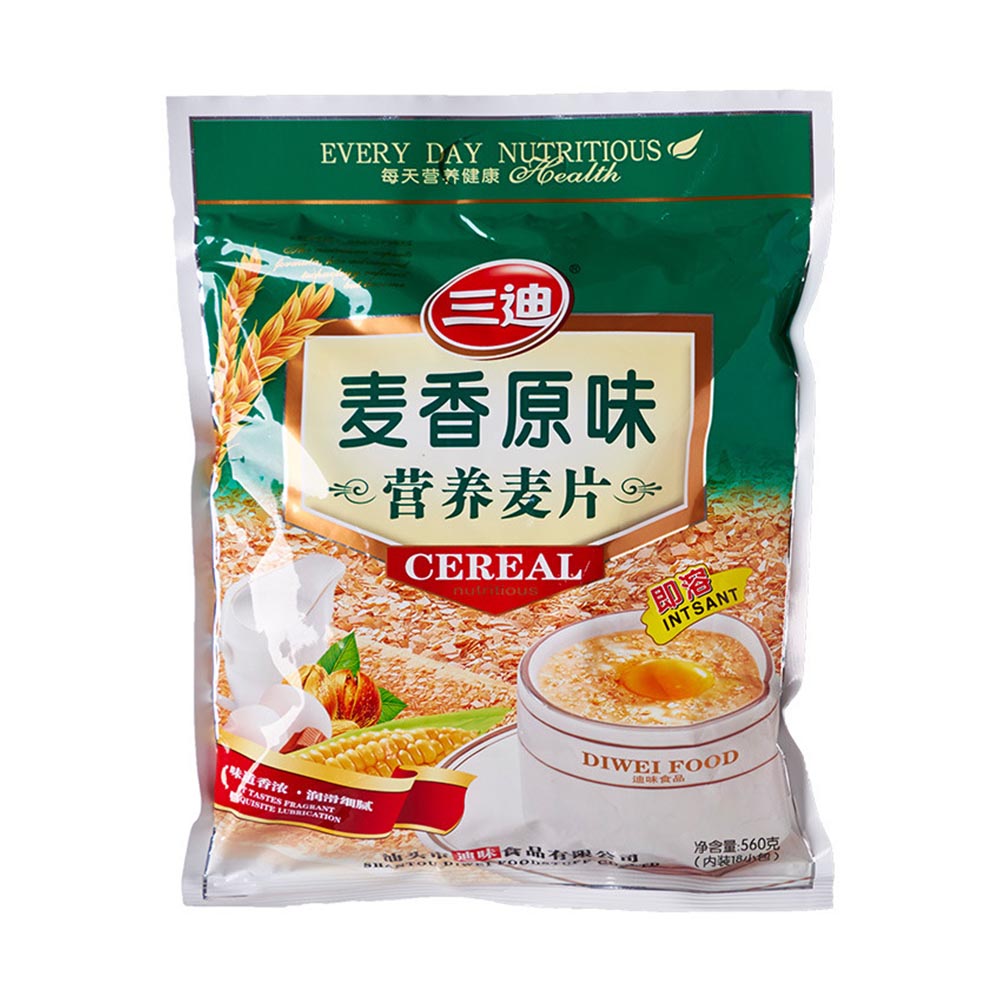 三迪麦香原味麦片 560g