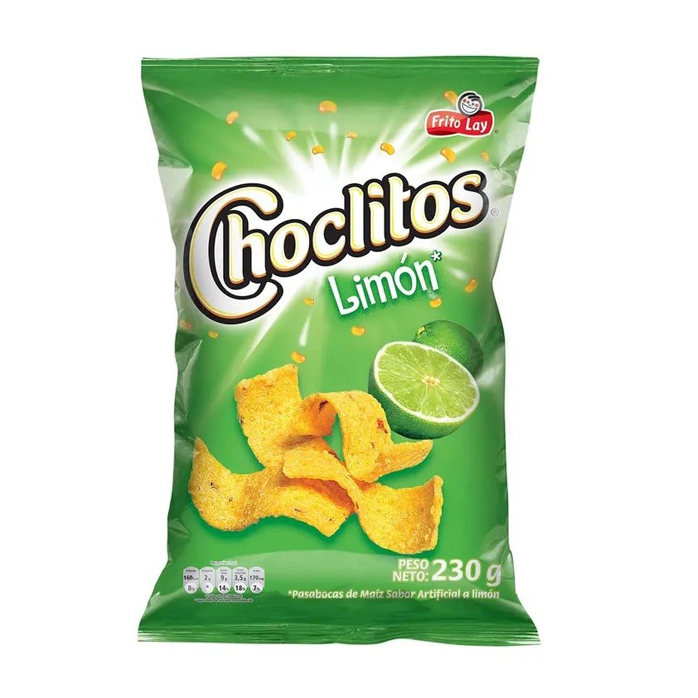 Choclitos Sabor limón 210g
