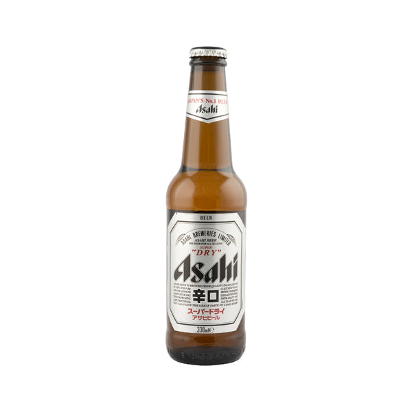 Cerveza asahi super dry 330ml 5.2 % vol cristal