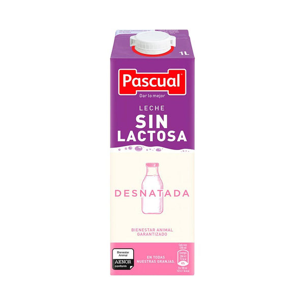Pascual leche sin lactosa desnatada 1000ml