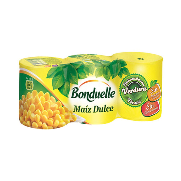 Bonduelle maíz dulce 150g x 3 latas