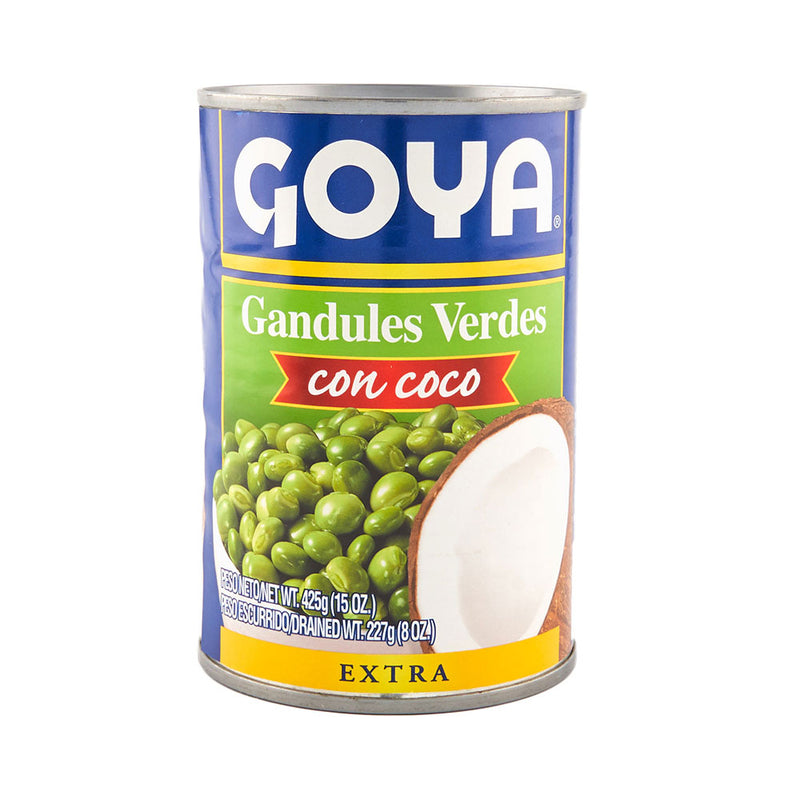 Gandules verdes c/coco lata 425g