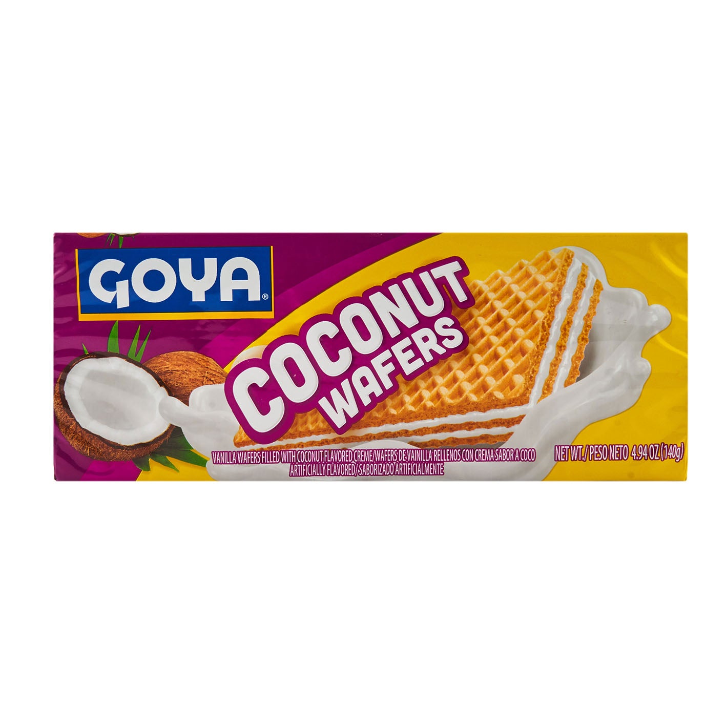 Galletas waffers coco 140g