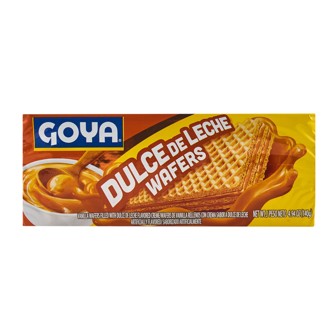 Galletas waffers dulce de leche 140g