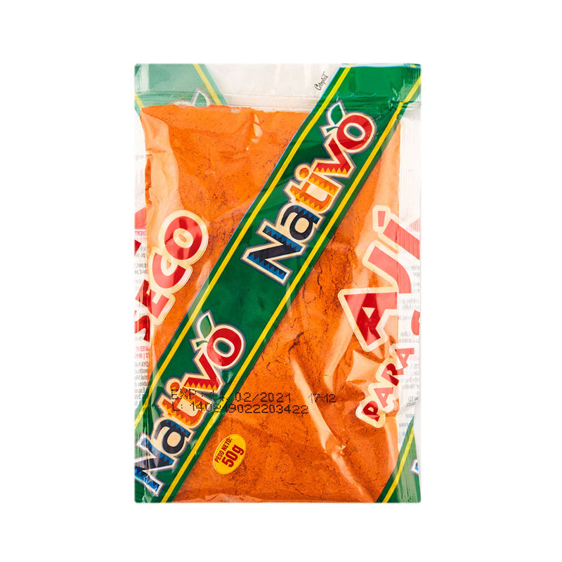 Polvos de ají amarillo molido 50g