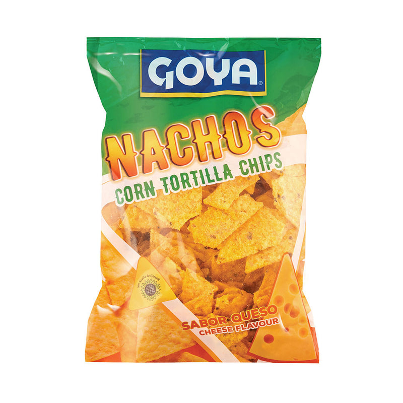 Goya nachos maíz sabor a queso 200g