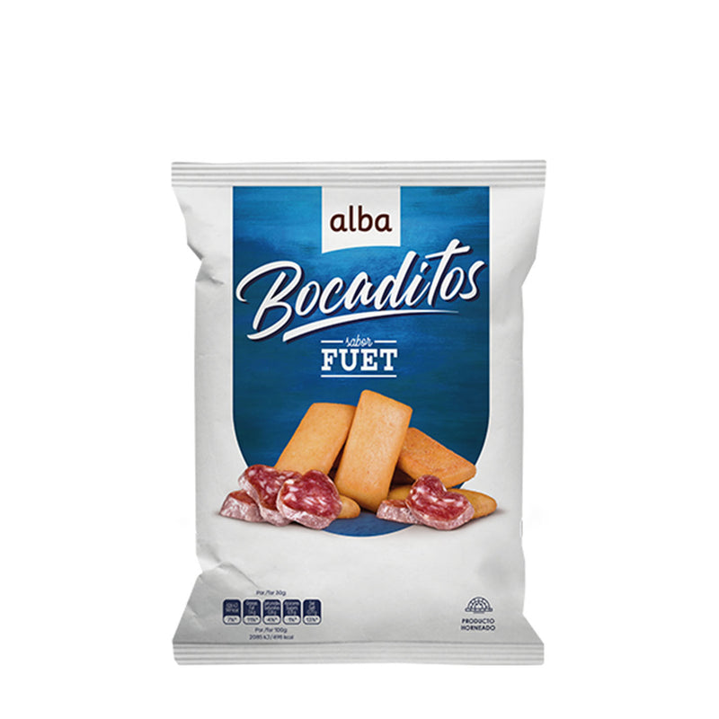 Alba bocaditos sabor a fuet 110g