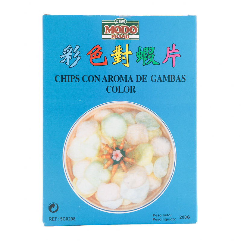 上品牌彩色对虾片 200g