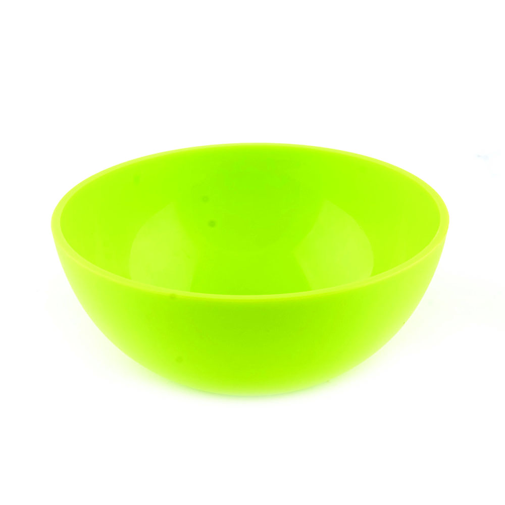 Bol mini verde de plástico 100 ml