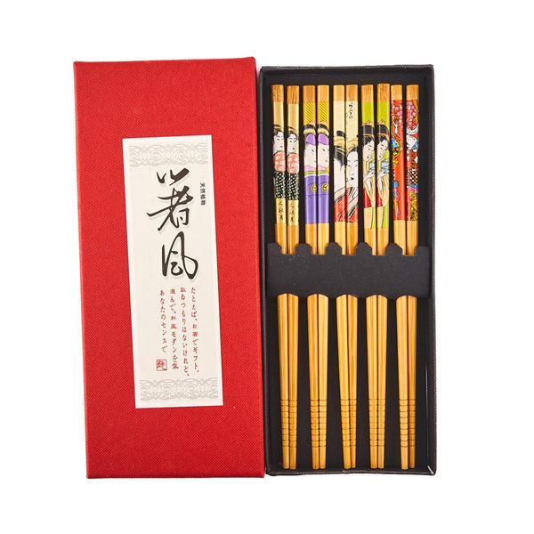 南竹金边筷 5双装