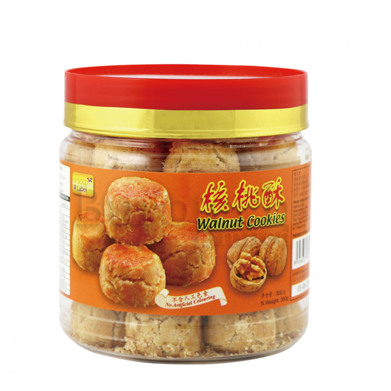 Gold label galletas de nuez 300g