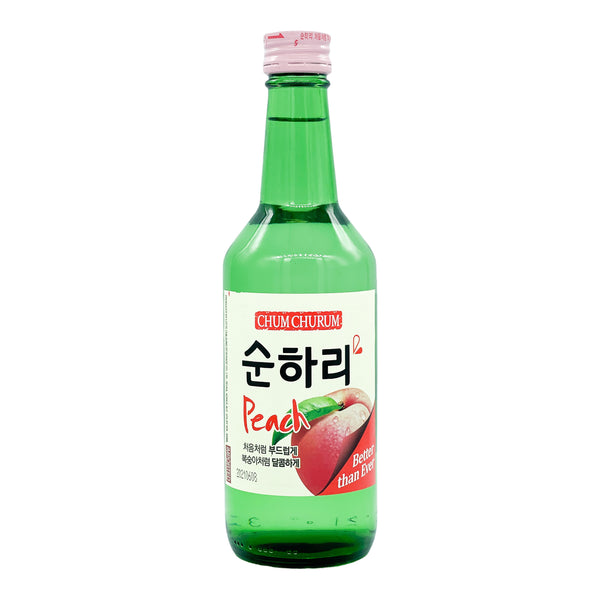 Soju Koreano sabor melocotón 360 ml 12%vol